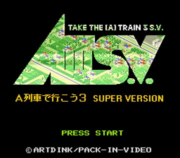 AIII S.V. - A Ressha de Ikou 3 - Super Version (Japan) screen shot title